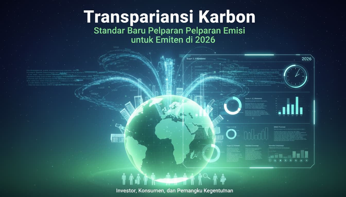 Transparansi Karbon: Standar Baru Pelaporan Emisi untuk Emiten di 2026